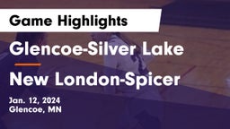 Glencoe-Silver Lake  vs New London-Spicer  Game Highlights - Jan. 12, 2024