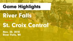 River Falls  vs St. Croix Central  Game Highlights - Nov. 20, 2018