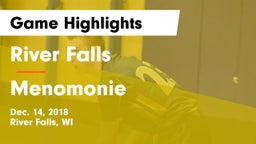 River Falls  vs Menomonie  Game Highlights - Dec. 14, 2018