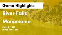 River Falls  vs Menomonie  Game Highlights - Feb. 2, 2019