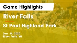 River Falls  vs St Paul Highland Park Game Highlights - Jan. 14, 2020