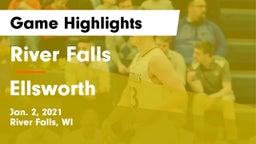 River Falls  vs Ellsworth  Game Highlights - Jan. 2, 2021