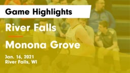 River Falls  vs Monona Grove  Game Highlights - Jan. 16, 2021