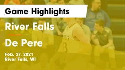River Falls  vs De Pere  Game Highlights - Feb. 27, 2021