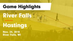River Falls  vs Hastings Game Highlights - Nov. 24, 2018