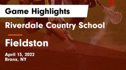 Riverdale Country School vs Fieldston  Game Highlights - April 13, 2022