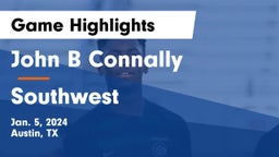 John B Connally  vs Southwest  Game Highlights - Jan. 5, 2024