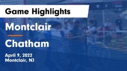 Montclair  vs Chatham  Game Highlights - April 9, 2022