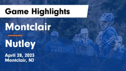 Montclair  vs Nutley  Game Highlights - April 28, 2023