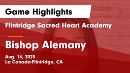Flintridge Sacred Heart Academy vs Bishop Alemany  Game Highlights - Aug. 16, 2023