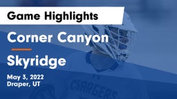 Corner Canyon  vs Skyridge Game Highlights - May 3, 2022