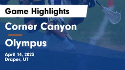 Corner Canyon  vs Olympus  Game Highlights - April 14, 2023