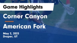 Corner Canyon  vs American Fork  Game Highlights - May 2, 2023