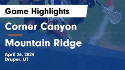 Corner Canyon  vs Mountain Ridge  Game Highlights - April 26, 2024