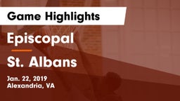 Episcopal  vs St. Albans  Game Highlights - Jan. 22, 2019
