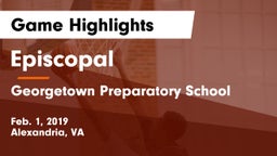 Episcopal  vs Georgetown Preparatory School Game Highlights - Feb. 1, 2019