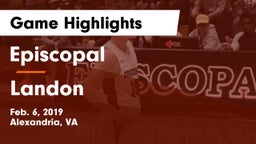 Episcopal  vs Landon  Game Highlights - Feb. 6, 2019