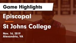Episcopal  vs St Johns College  Game Highlights - Nov. 16, 2019