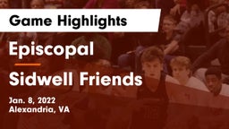 Episcopal  vs Sidwell Friends  Game Highlights - Jan. 8, 2022