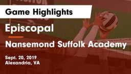 Episcopal  vs Nansemond Suffolk Academy Game Highlights - Sept. 20, 2019