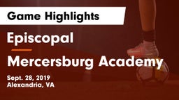 Episcopal  vs Mercersburg Academy Game Highlights - Sept. 28, 2019