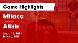 Milaca  vs Aitkin  Game Highlights - Sept. 21, 2021