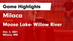 Milaca  vs Moose Lake- Willow River Game Highlights - Oct. 2, 2021