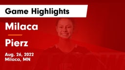 Milaca  vs Pierz  Game Highlights - Aug. 26, 2022