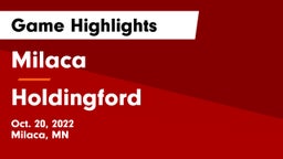 Milaca  vs Holdingford  Game Highlights - Oct. 20, 2022