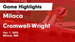Milaca  vs Cromwell-Wright  Game Highlights - Oct. 7, 2023