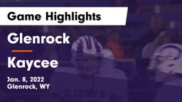 Glenrock  vs Kaycee Game Highlights - Jan. 8, 2022