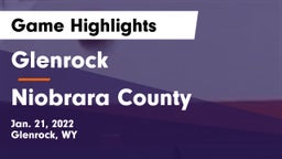 Glenrock  vs Niobrara County  Game Highlights - Jan. 21, 2022