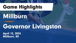 Millburn  vs Governor Livingston  Game Highlights - April 12, 2024