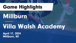 Millburn  vs Villa Walsh Academy Game Highlights - April 17, 2024