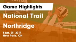 National Trail  vs Northridge Game Highlights - Sept. 25, 2017