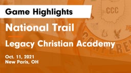 National Trail  vs Legacy Christian Academy Game Highlights - Oct. 11, 2021