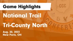 National Trail  vs Tri-County North  Game Highlights - Aug. 30, 2022