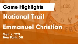 National Trail  vs Emmanuel Christian  Game Highlights - Sept. 6, 2022