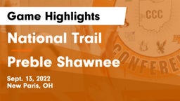 National Trail  vs Preble Shawnee  Game Highlights - Sept. 13, 2022