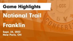 National Trail  vs Franklin  Game Highlights - Sept. 24, 2022