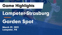 Lampeter-Strasburg  vs Garden Spot  Game Highlights - March 29, 2022