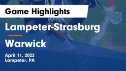 Lampeter-Strasburg  vs Warwick  Game Highlights - April 11, 2022