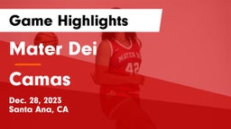 Mater Dei  vs Camas  Game Highlights - Dec. 28, 2023