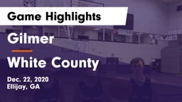 Gilmer  vs White County  Game Highlights - Dec. 22, 2020