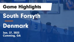 South Forsyth  vs Denmark  Game Highlights - Jan. 27, 2023