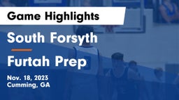 South Forsyth  vs Furtah Prep Game Highlights - Nov. 18, 2023