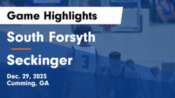 South Forsyth  vs Seckinger  Game Highlights - Dec. 29, 2023