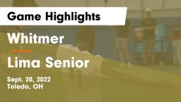 Whitmer  vs Lima Senior  Game Highlights - Sept. 20, 2022