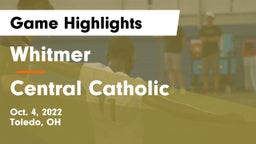 Whitmer  vs Central Catholic  Game Highlights - Oct. 4, 2022