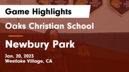 Oaks Christian School vs Newbury Park  Game Highlights - Jan. 20, 2023
